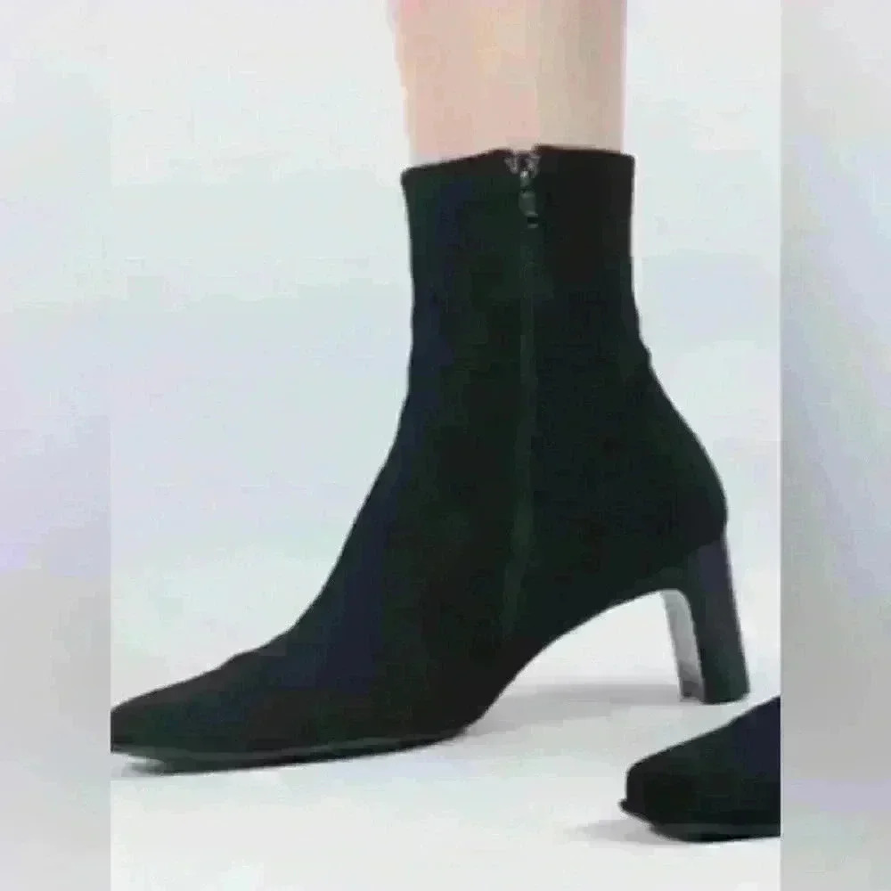 Paul Green vintage Black 1990’s Munchen Austria stretch ankle boots 5.5